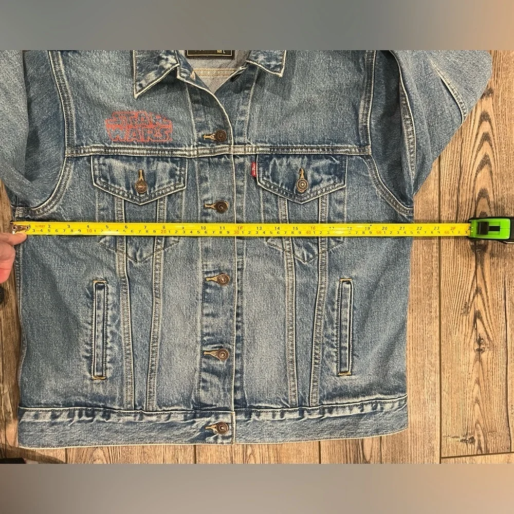 Star Wars × Levi’s R2-D2 Denim Trucker Jacket Large Unisex - Picture 14 of 16
